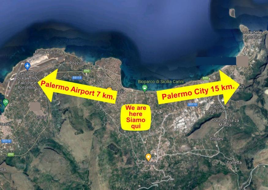 Airport Home & Bringo Car Rental Carini Exterior photo